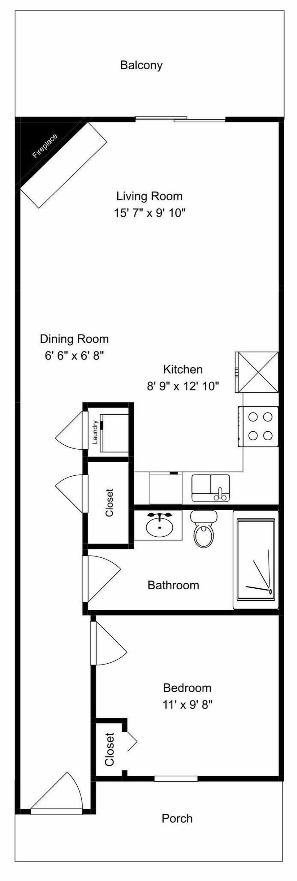 Postcard View Whispering Pines 441 - Floor Plan