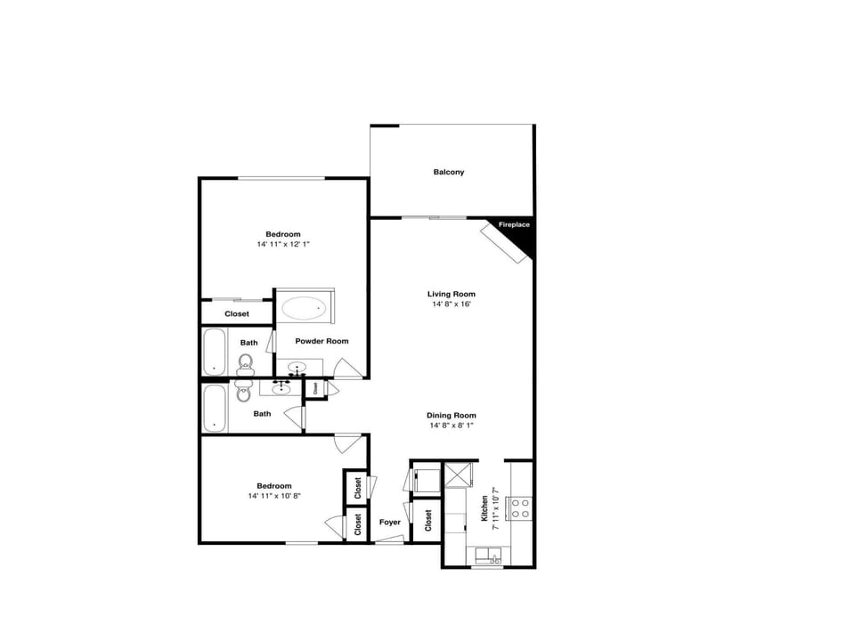 Kickin' Back Whispering Pines 343 Floor Plan