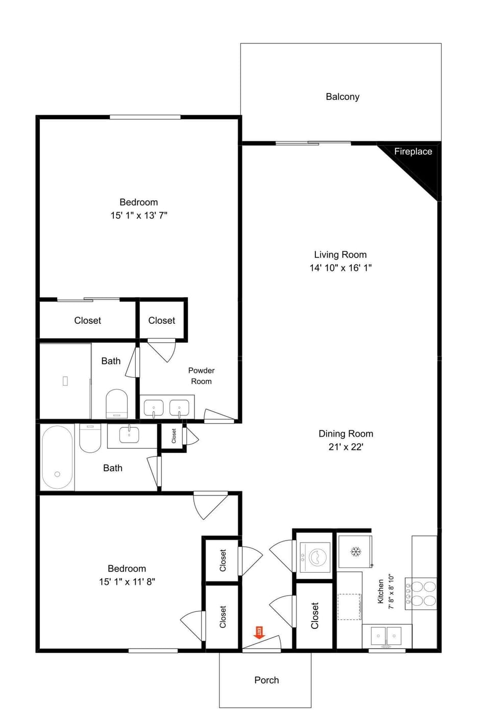 A Peaceful Retreat Whispering Pines 622 | Floor Plan