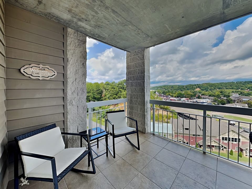 Balcony Seating with a Smoky Mountain View