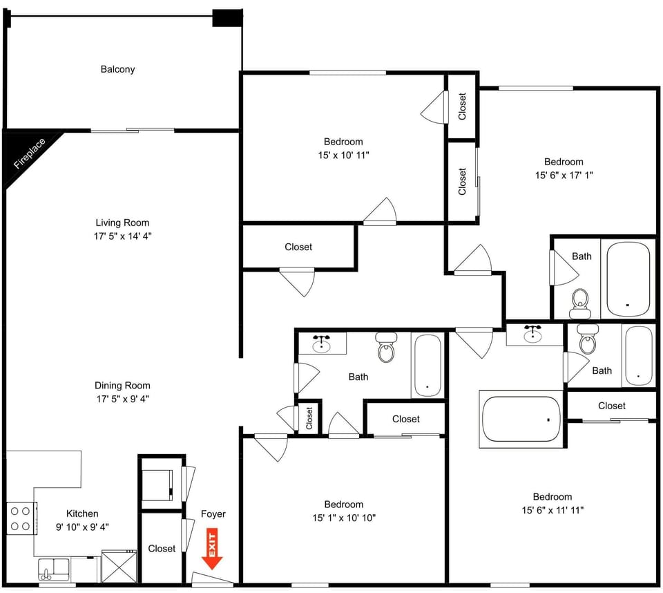 Greenbriar Getaway Floor Plan