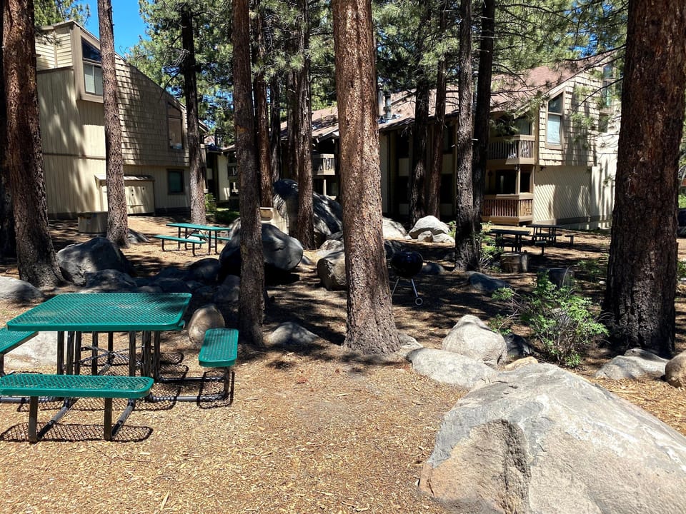Outdoor seating area (summertime only).