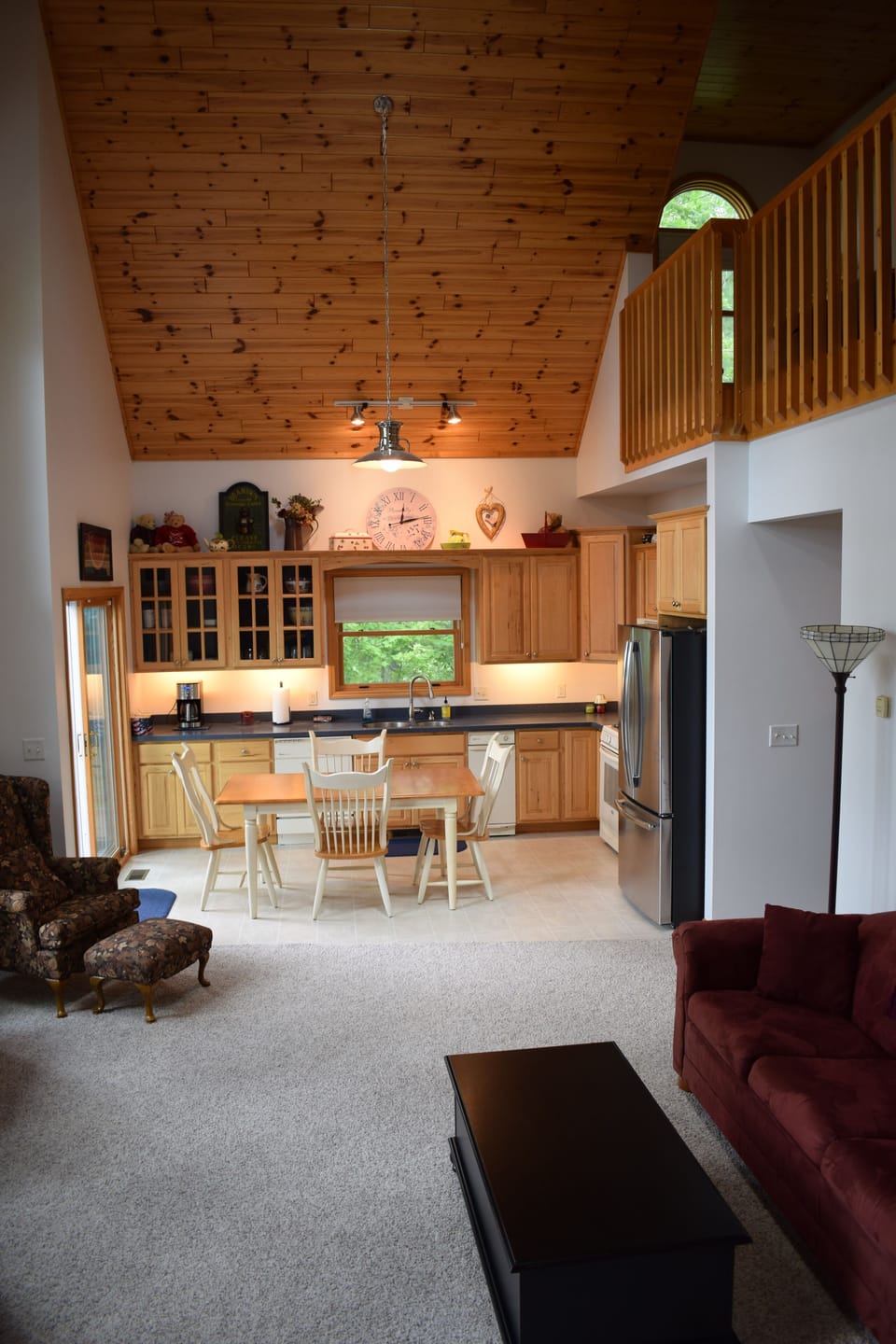 Kitchen area and Family room Main floor. 