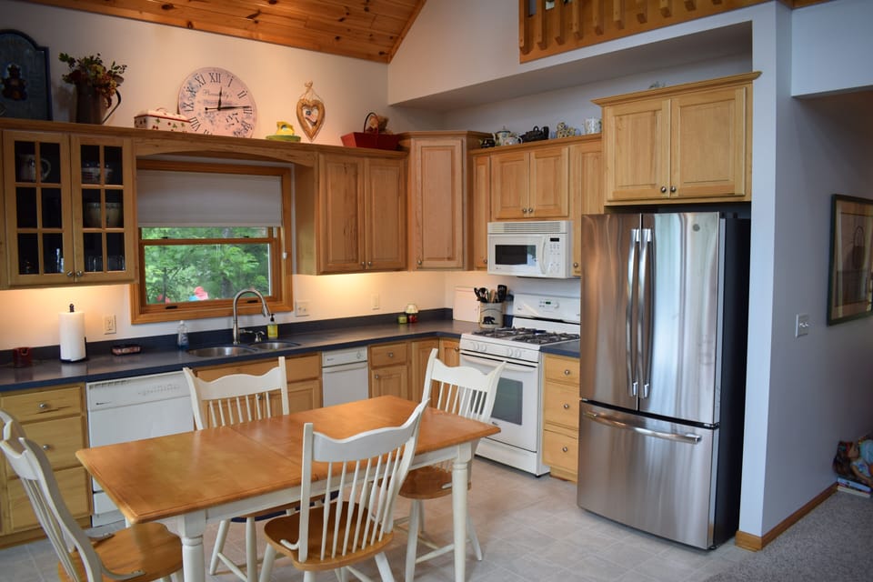 Kitchen area Main floor. 