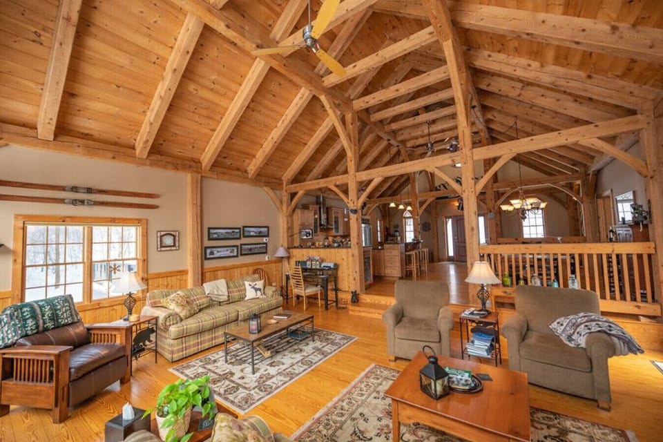 From outside sliders looking into living Area