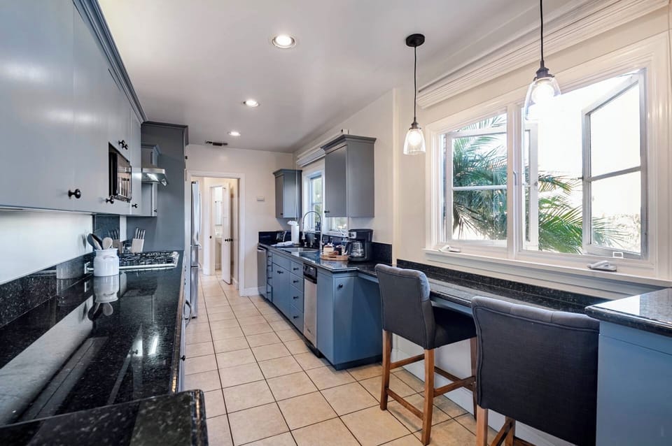 Professional Kitchen-Chuck the owner of Chuck Dinner owned the place. 