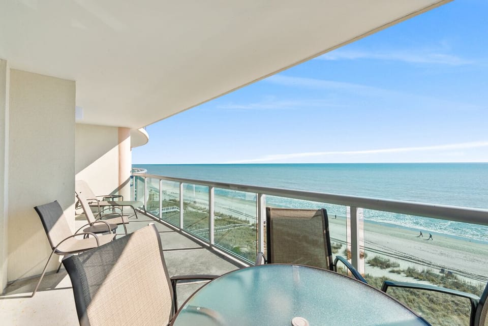 A private ocean front balcony makes your morning coffee taste even better.