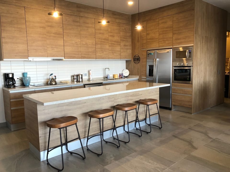 Modern kitchen with all appliances