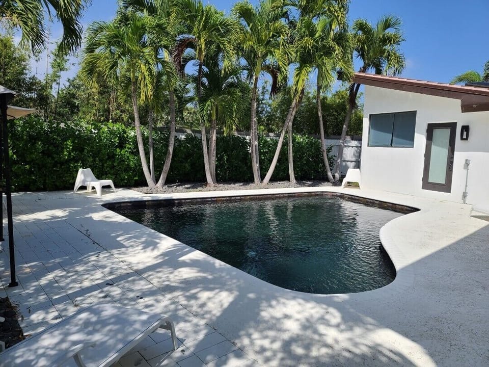 Pool View from Side Entrance