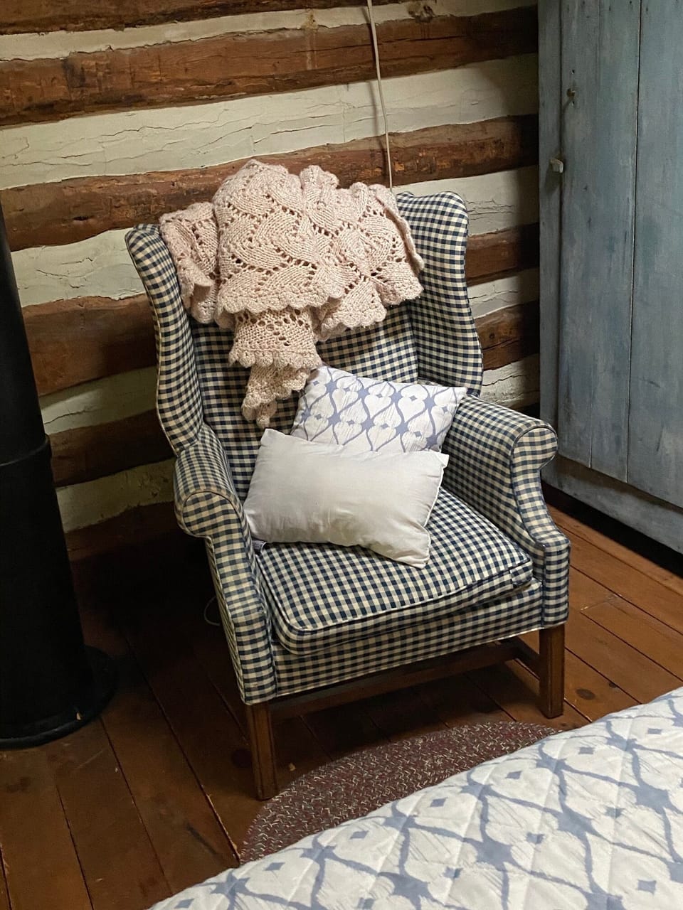 Snuggle into a cozy chair in the bedroom to read a good book