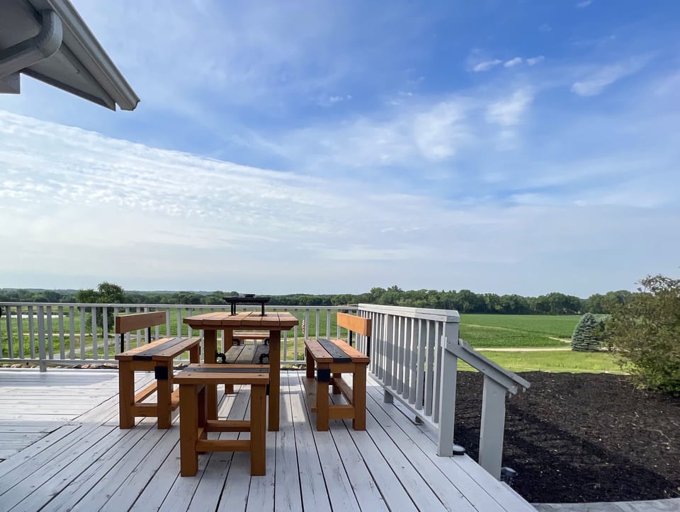 View from the front door/deck