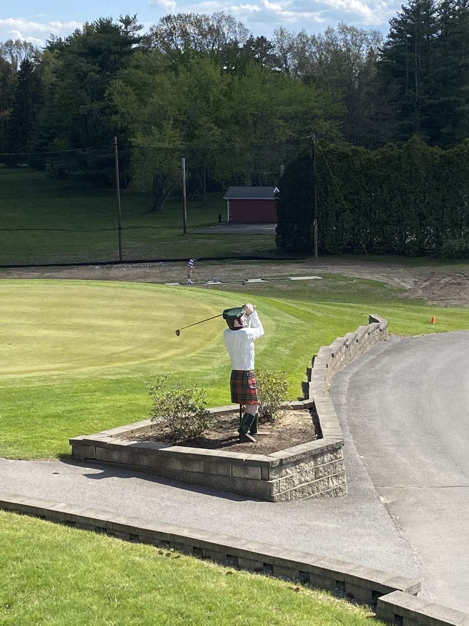 Property.  On Mcgregor golf course.semi-private