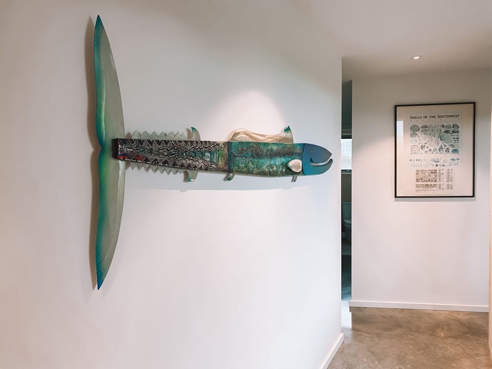 Lots of local artwork 