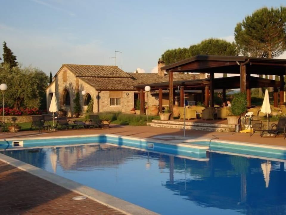 the pool