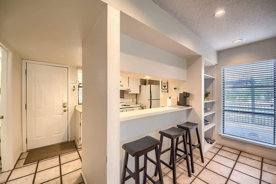 Bar top seating and Keurig