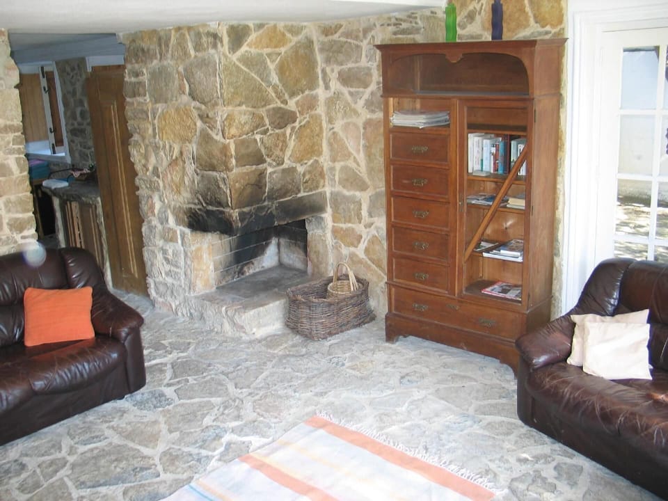 down stairs living room
