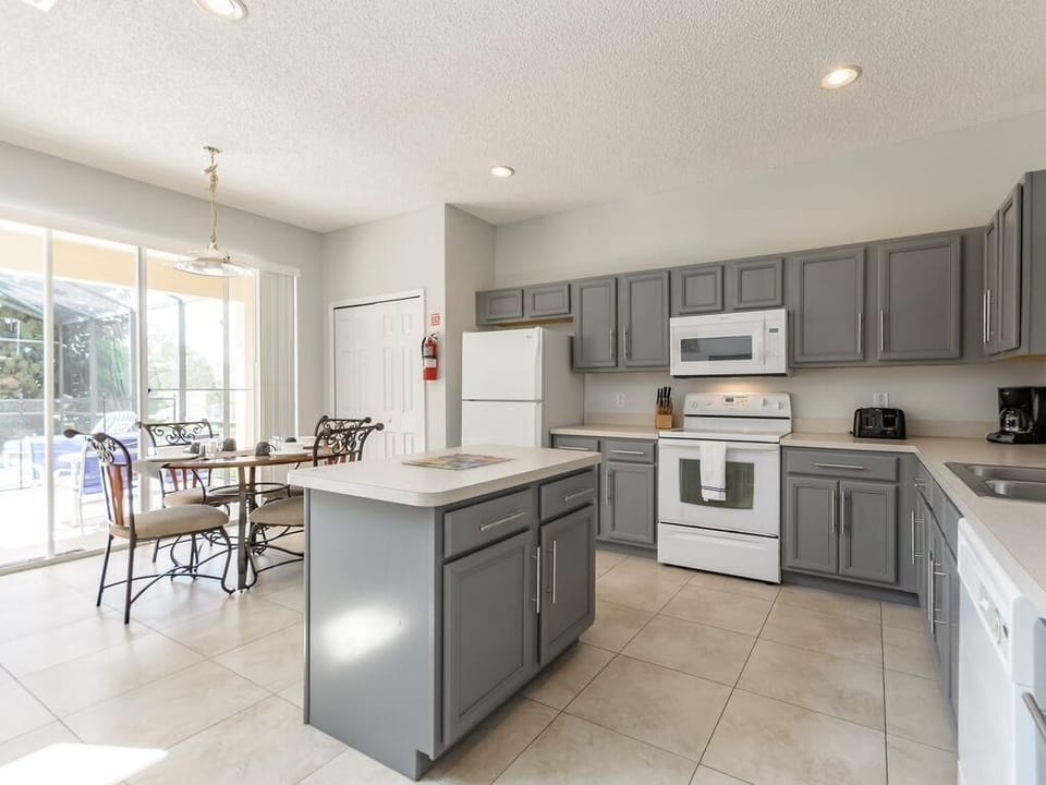 Kitchen area. Kitchen and Storage Area