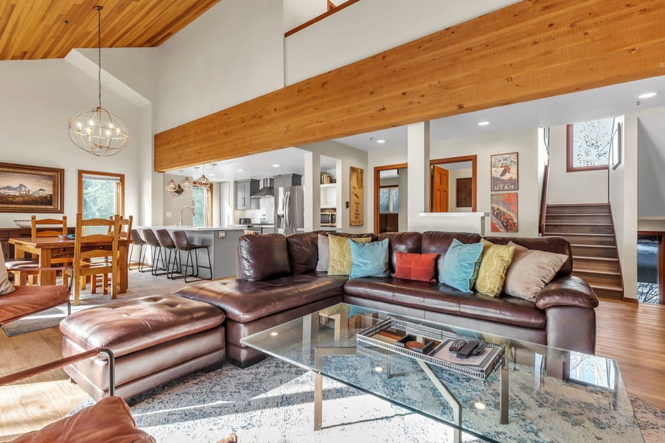 living room and open concept living
