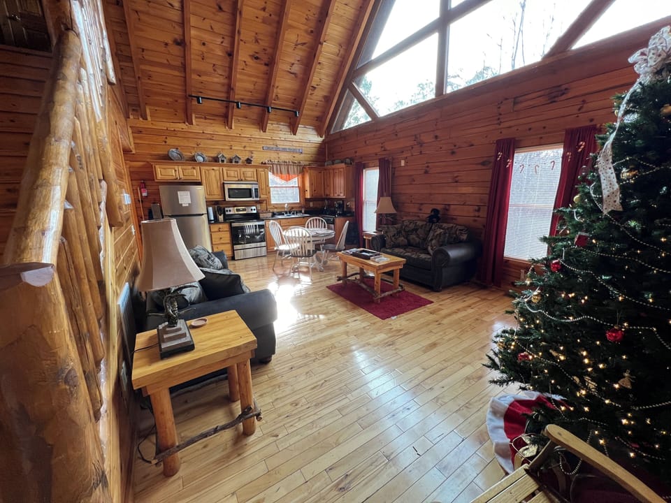 Just inside front door