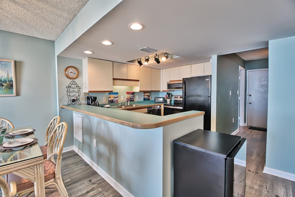 Fully stocked kitchen