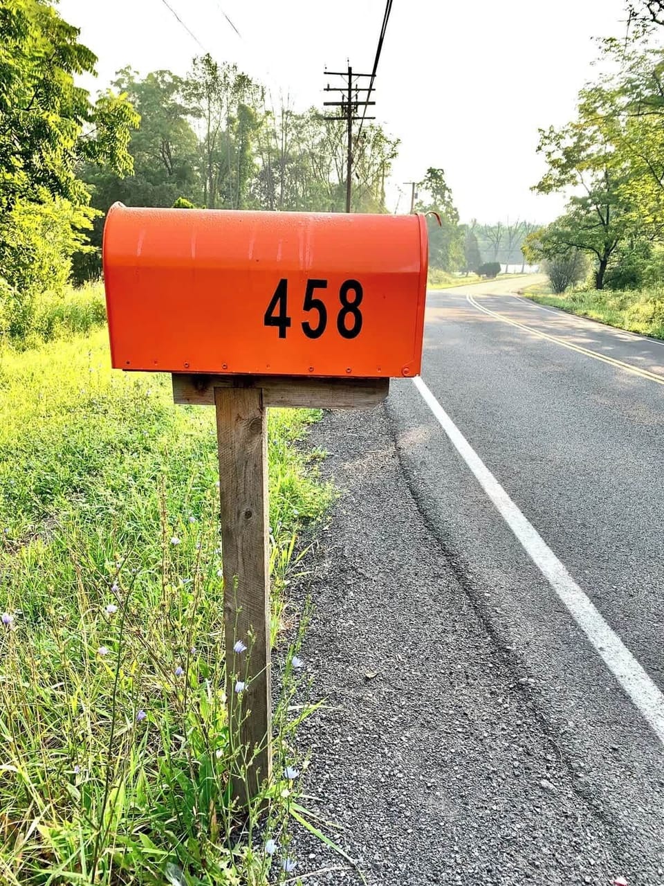 Orange Mail box