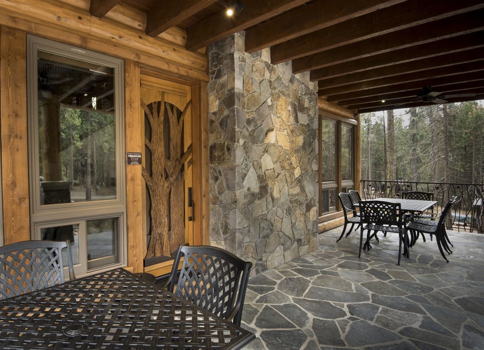 Front Deck with Seating and BBQ