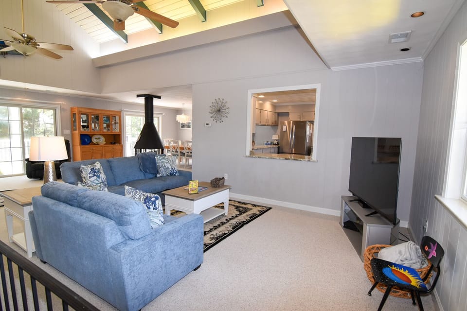 Living room area on second floor
