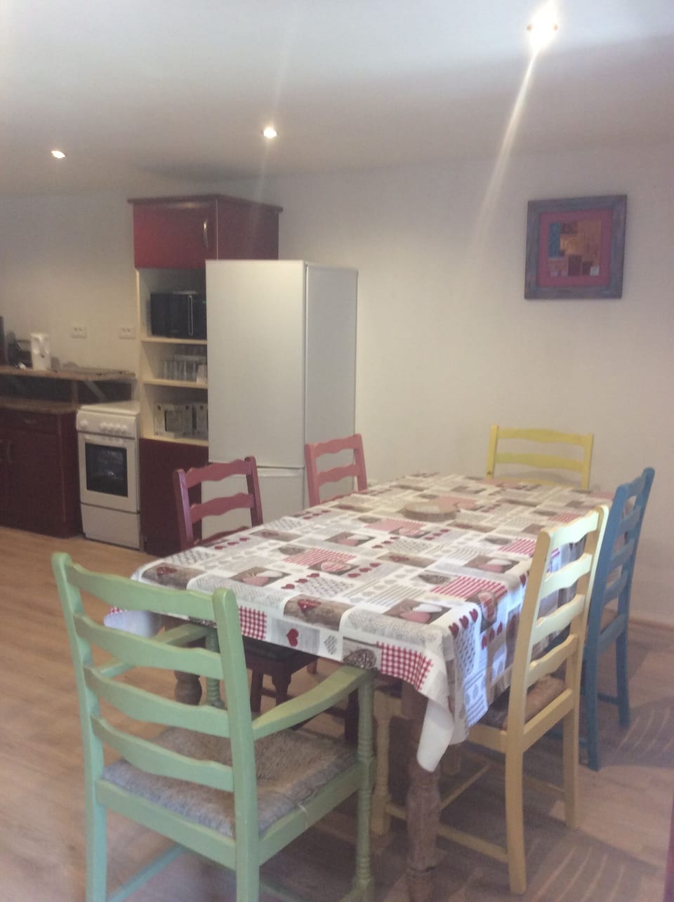 Gite 5 Dining area