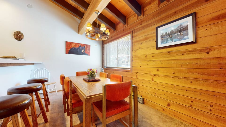 Indoors, Hardwood, Stained Wood, Dining Table, Furniture
