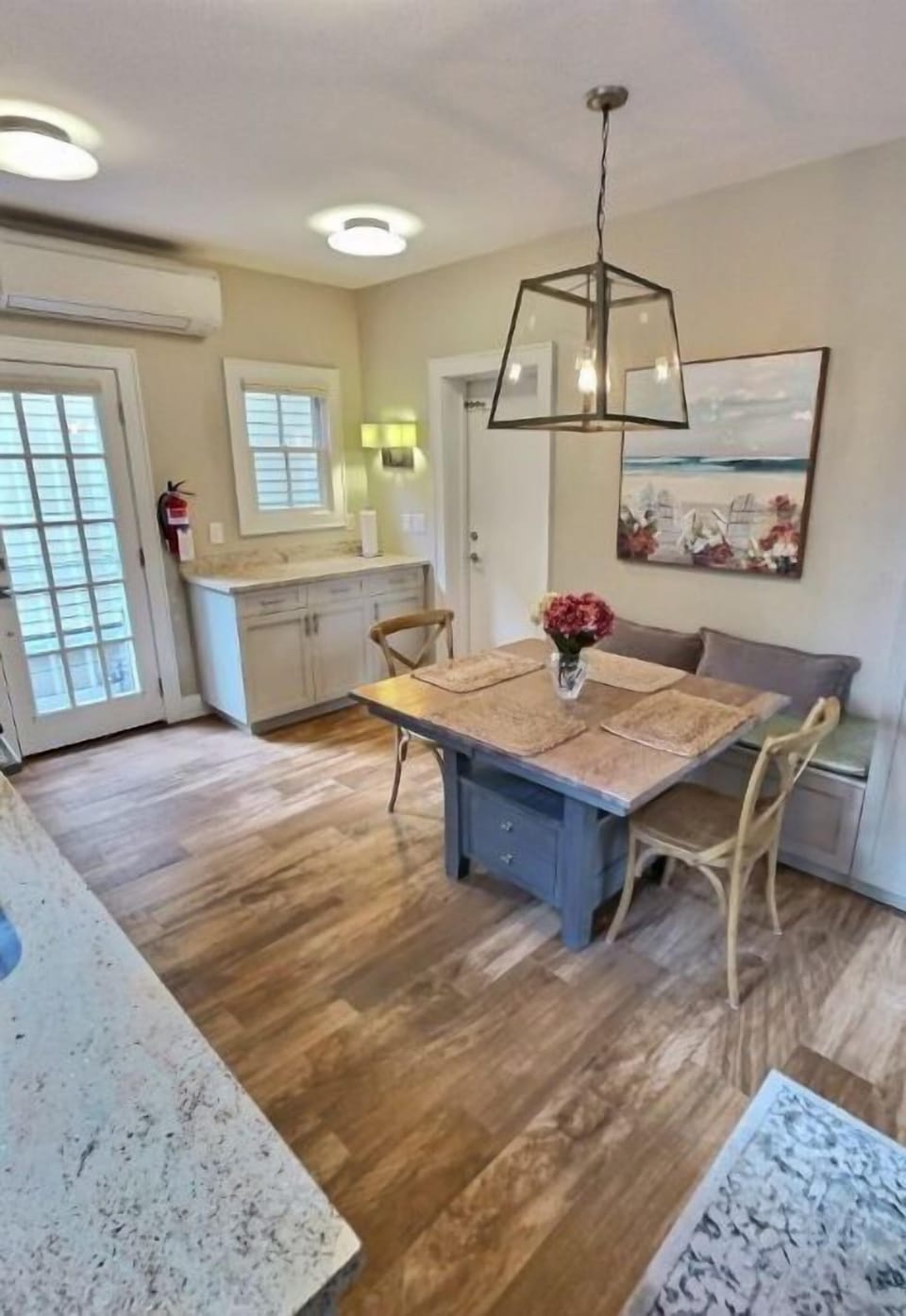 Modern rustic chandelier