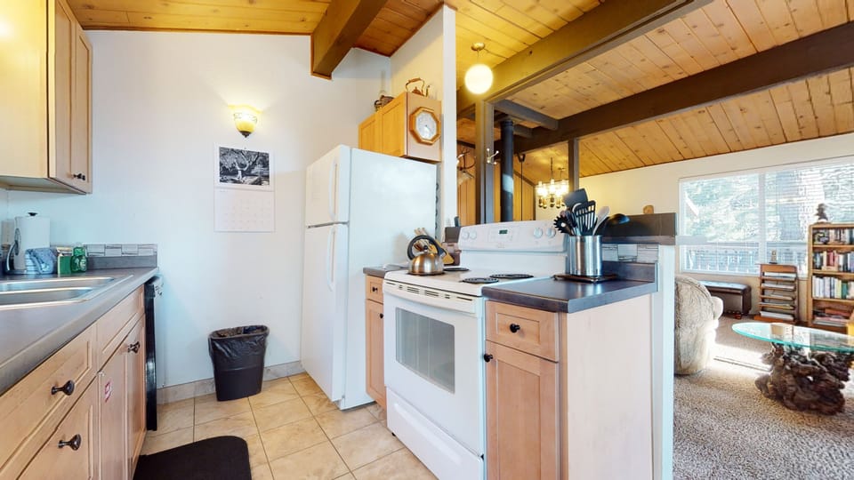 Indoors, Kitchen, Refrigerator, Lamp, Home Decor