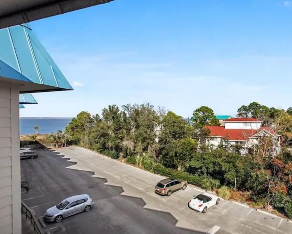 View of the ocean from our balcony