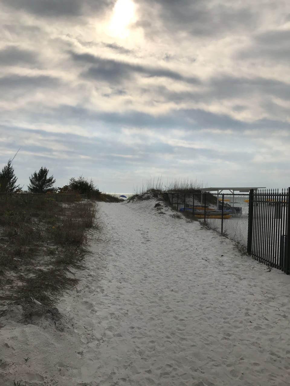 Entrance to the beach