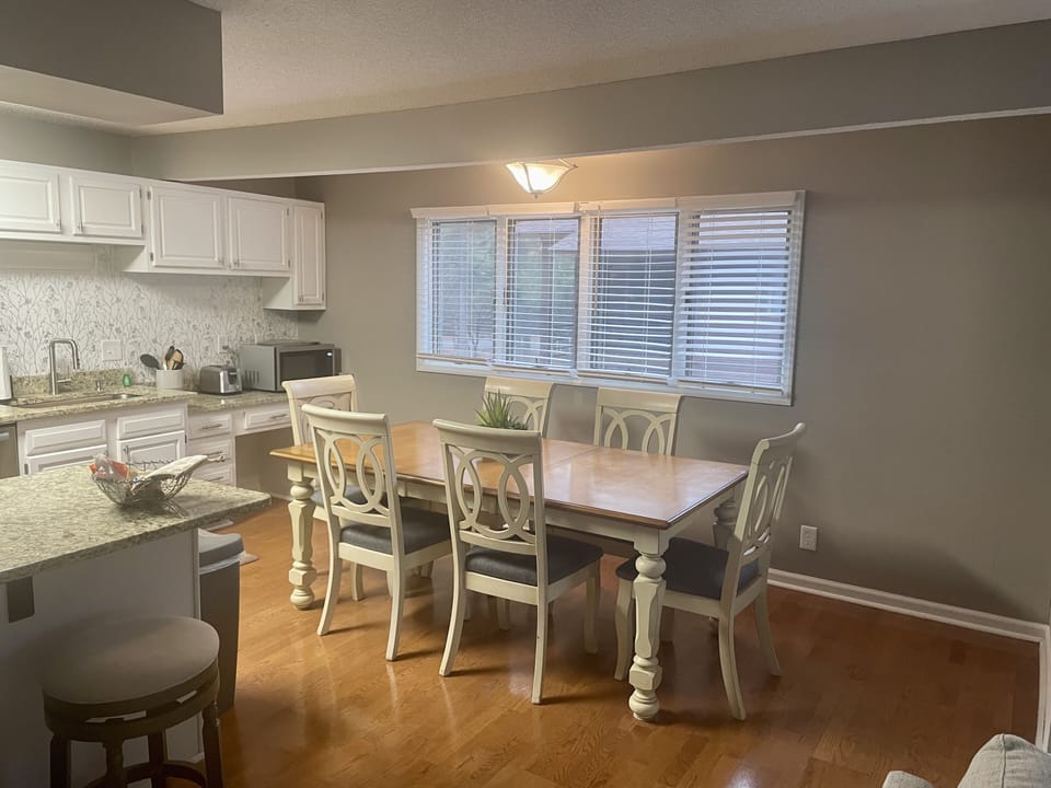 Dining -Seating for Six (6) +Three (3) Bar Stools
