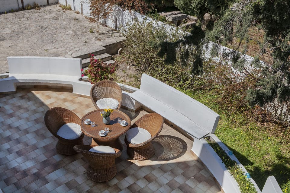 Relax in one of the outdoor verandas