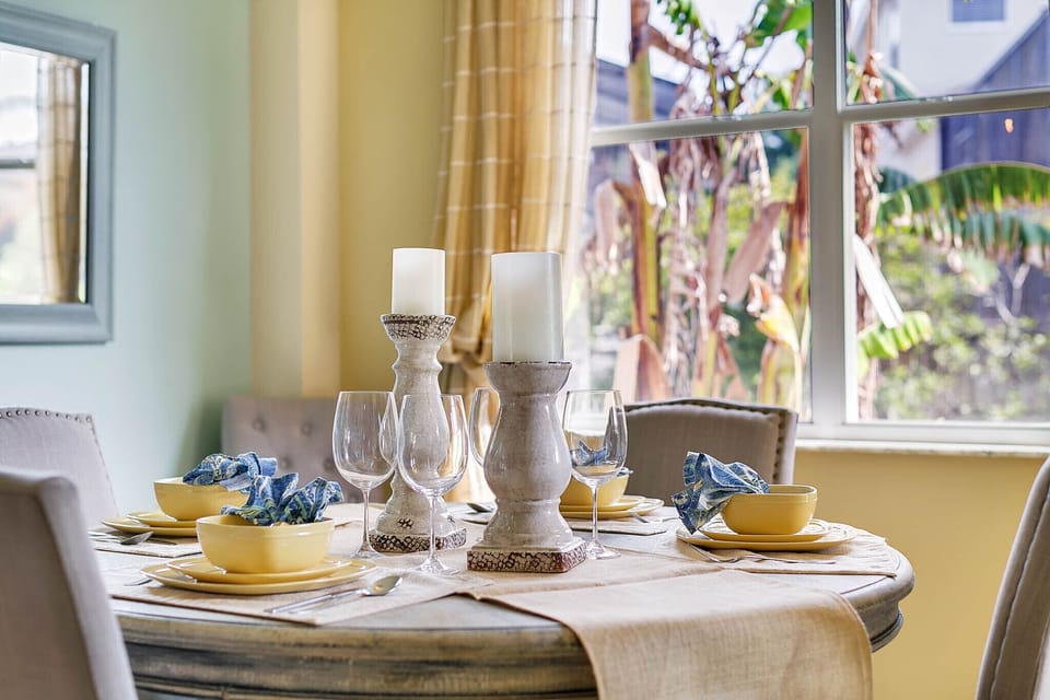 Formal dining area