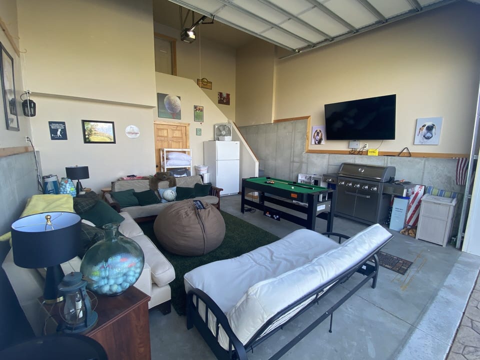 Garage game room only available June- September. 