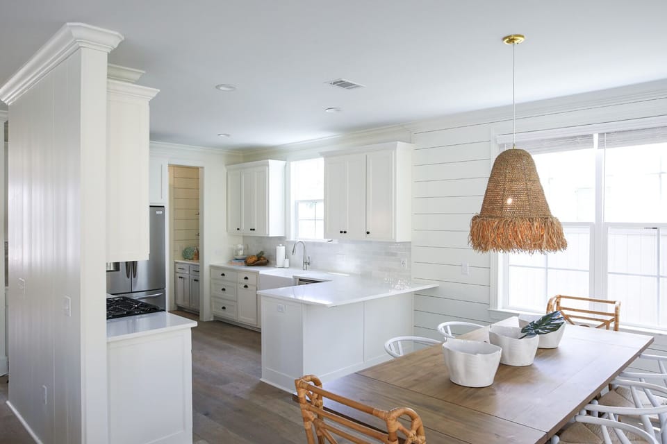 New kitchen, fully stocked.