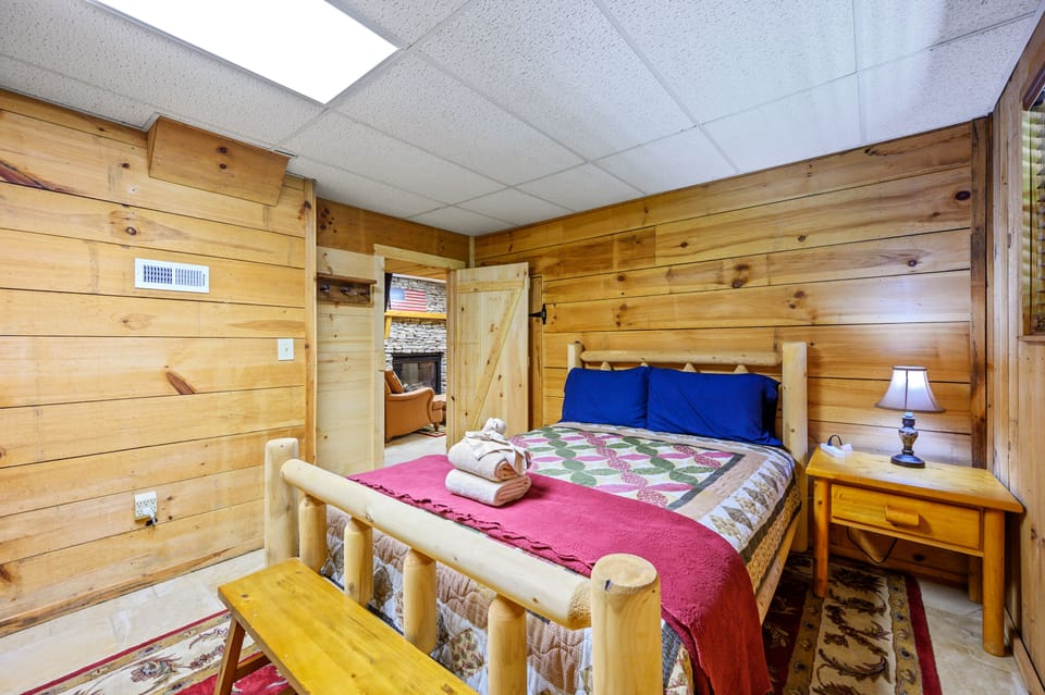 This bed has been updated to a King bed