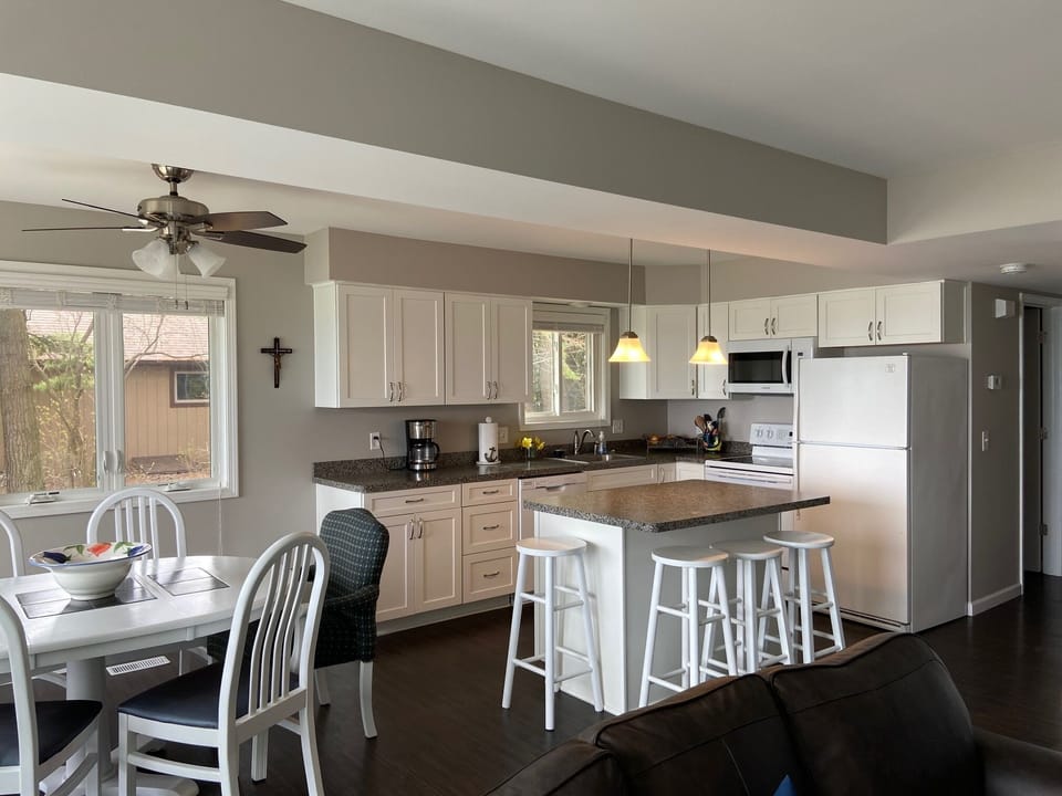 Kitchen and dining room
