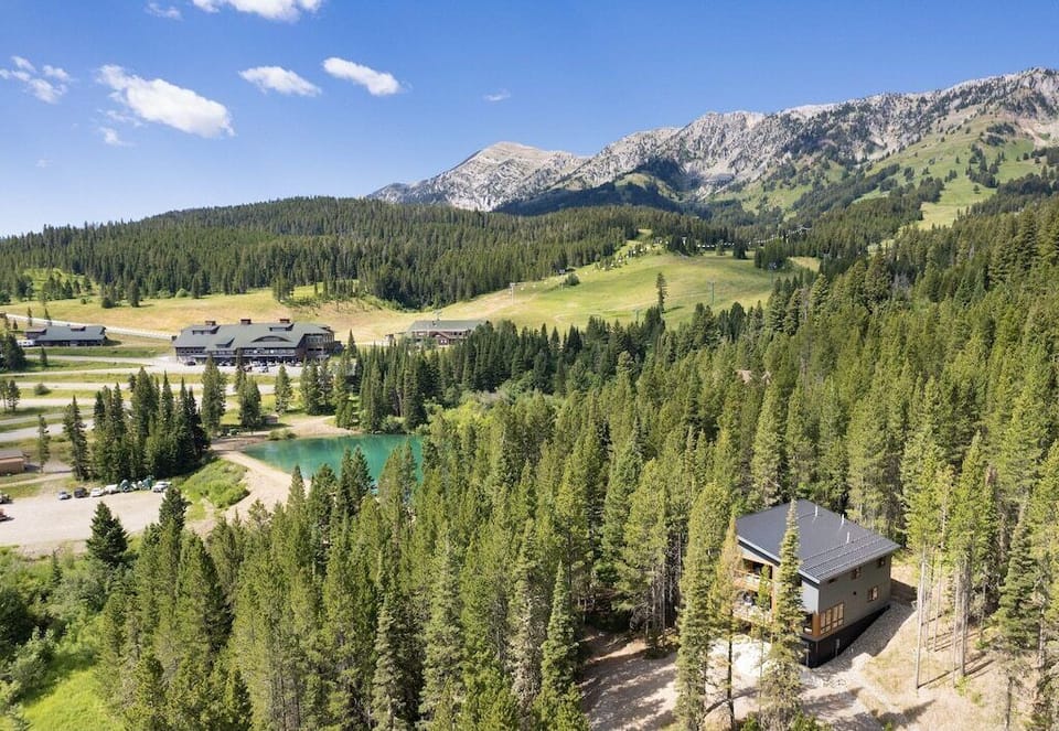 Alpenglow Chalet (in the foreground) close to Bridger Bowl & Crosscut Trails!