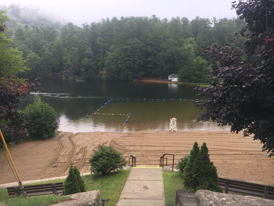 Beach#1:Pierpont beach at base of Cobble Mountain and Lake Luzerne Music camp
