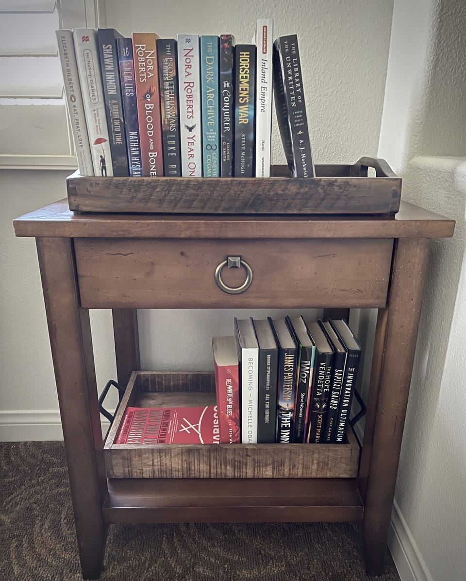 We love books! - Take advantage of our "Take one/Leave one" Free Lending Library