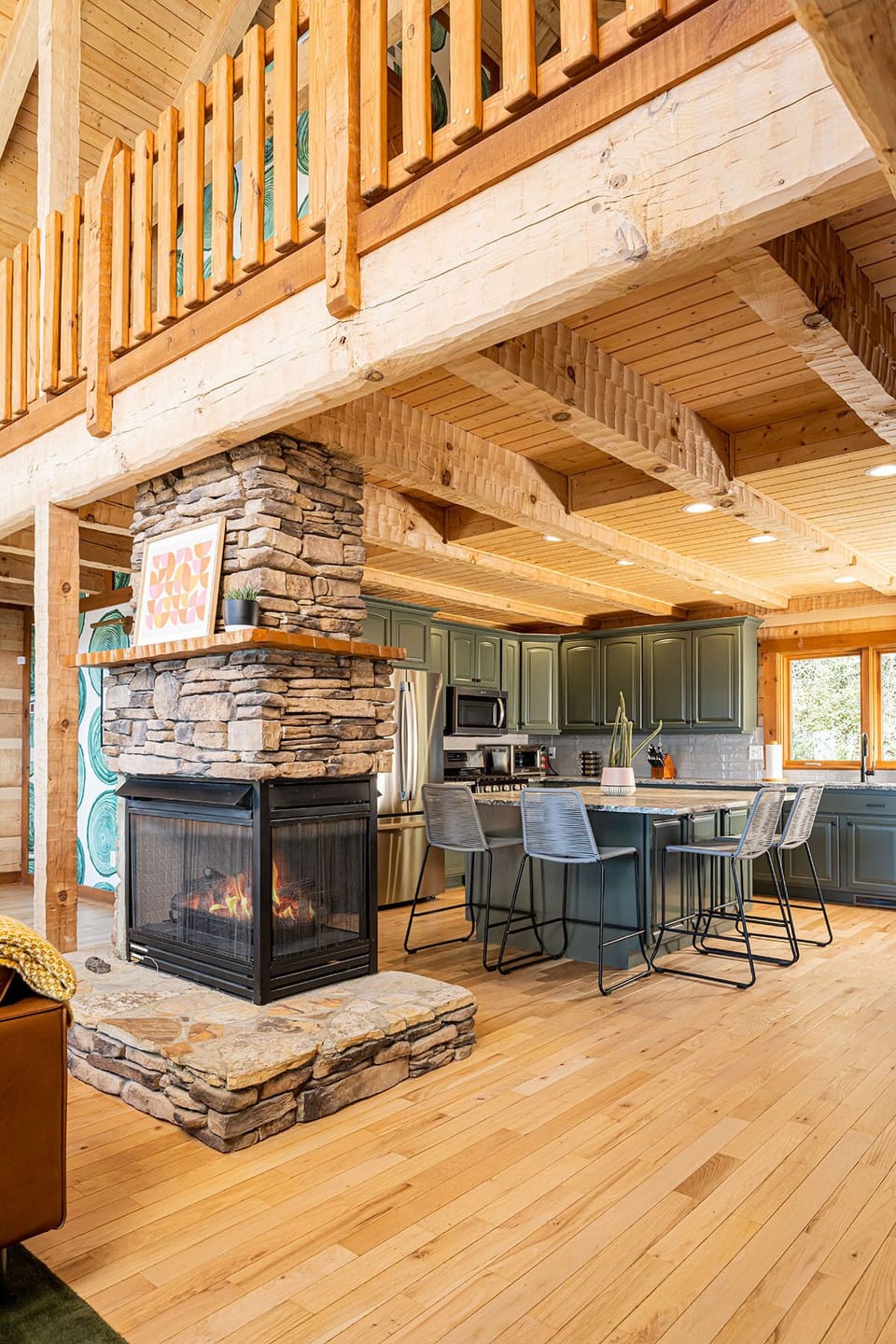 We invite you to utilize our freshly updated & fully-equipped open kitchen.