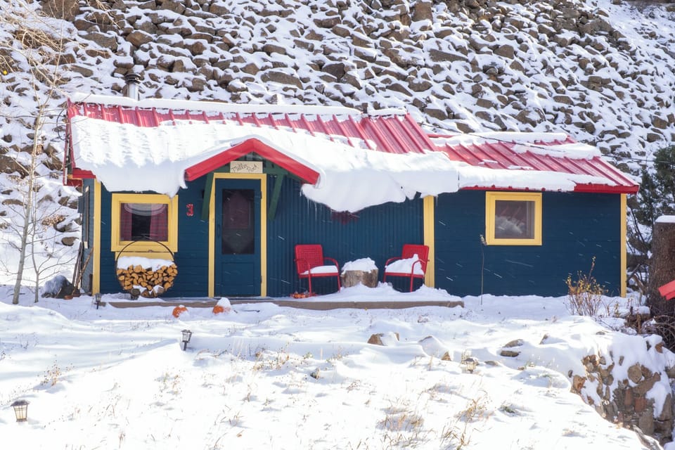 Welcome to your cozy winter escape from the hustle and bustle — Raymond Store Cabins