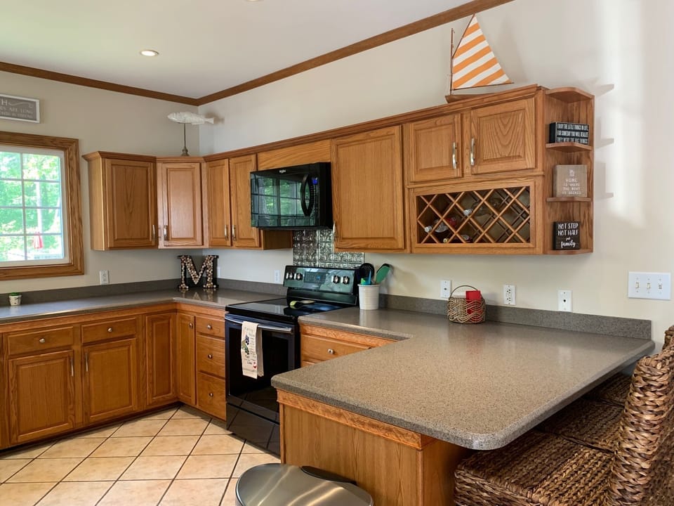 Fully Equipped Main House Kitchen