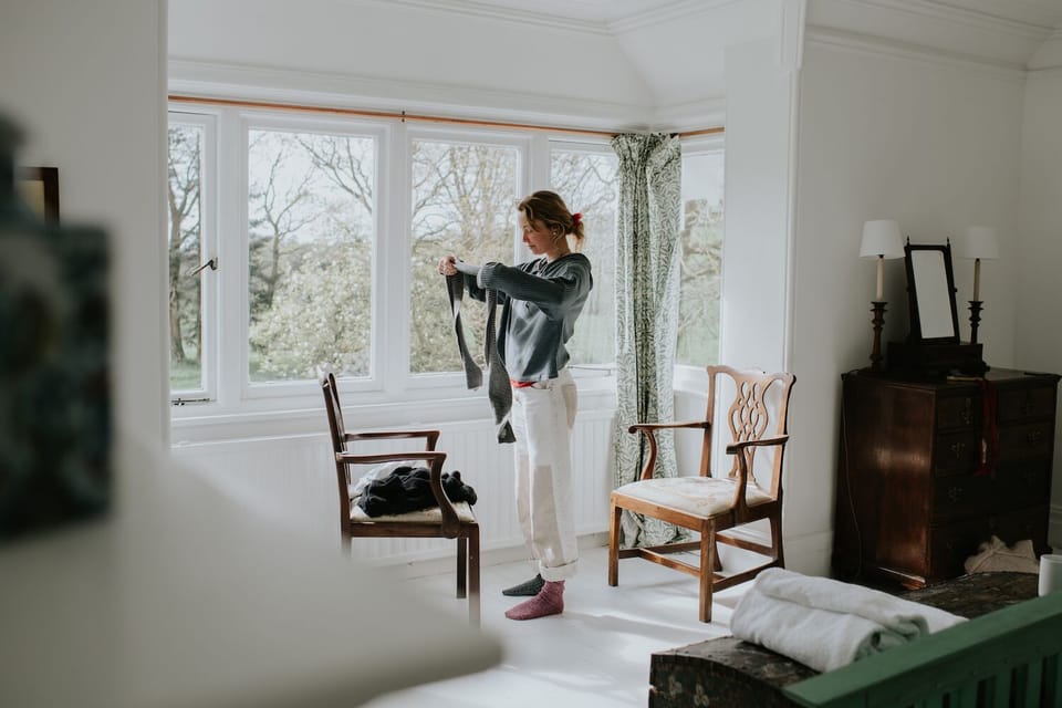All the bedrooms have room for storing clothes - and for trying them on! 