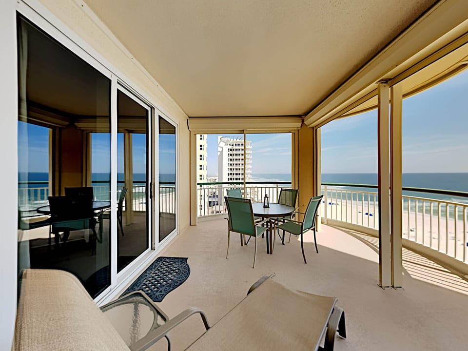 Furnished Gulf Front Balcony