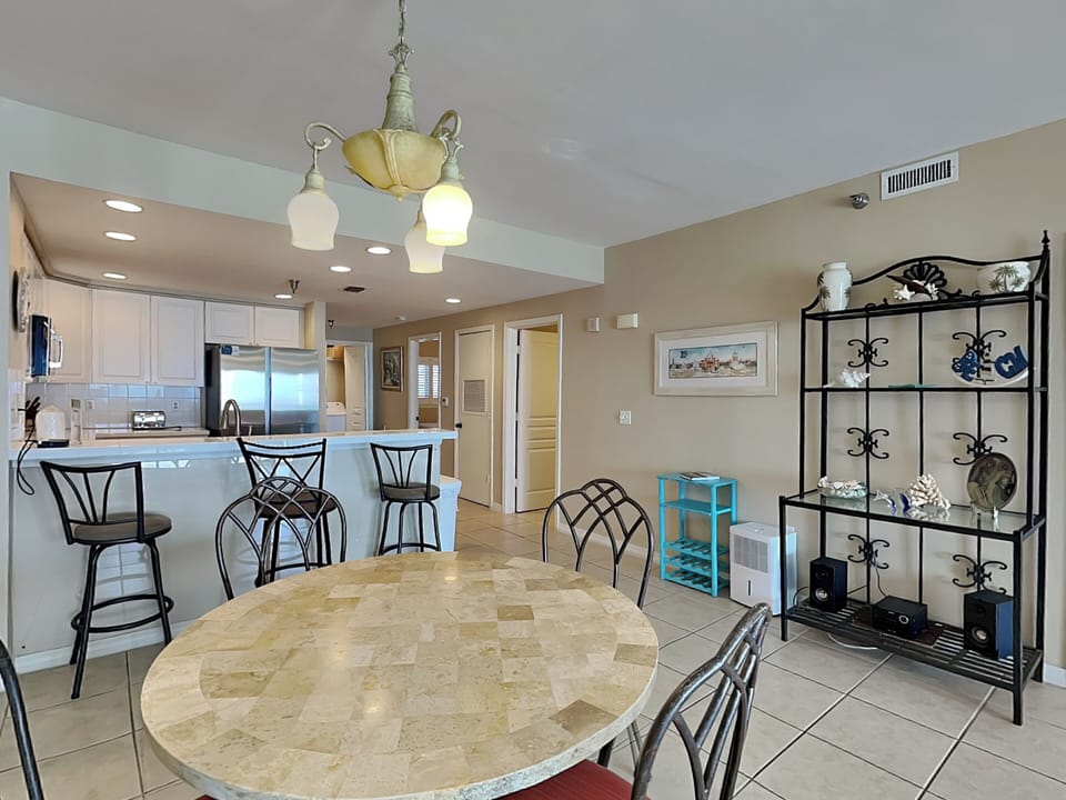 Dining Area and Kitchen with Bar Seating