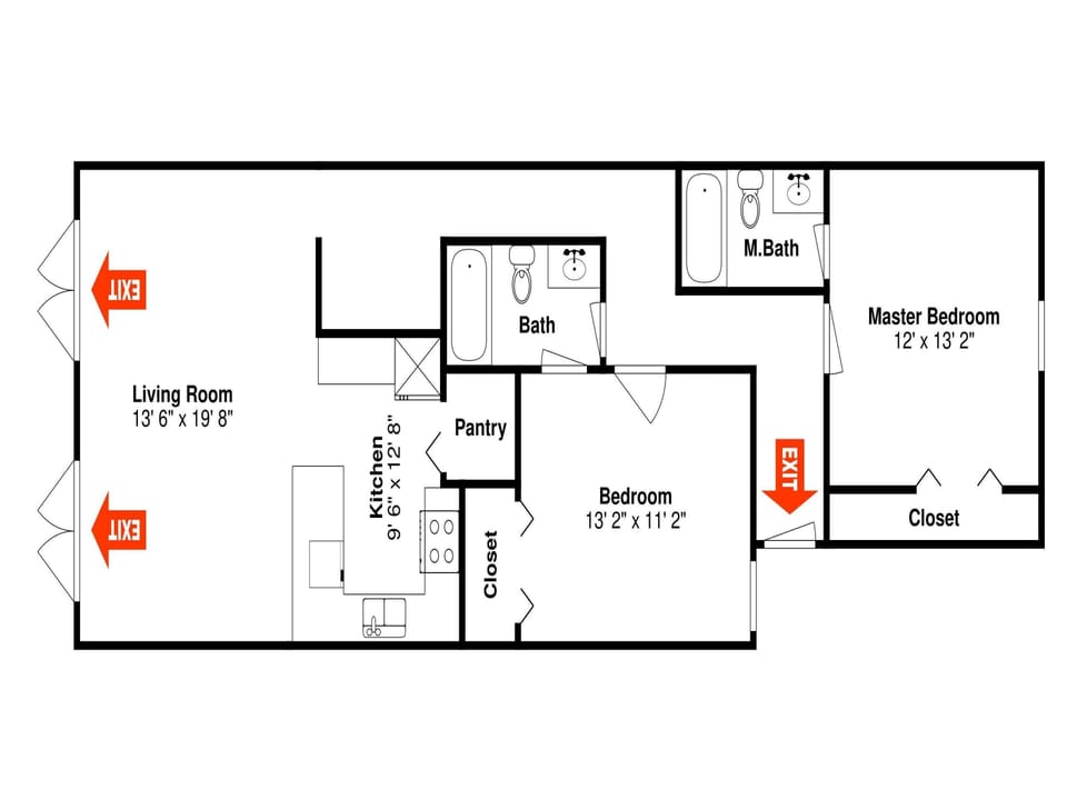 Grand Caribbean (Perdido Key) #115 East | Floor Plan